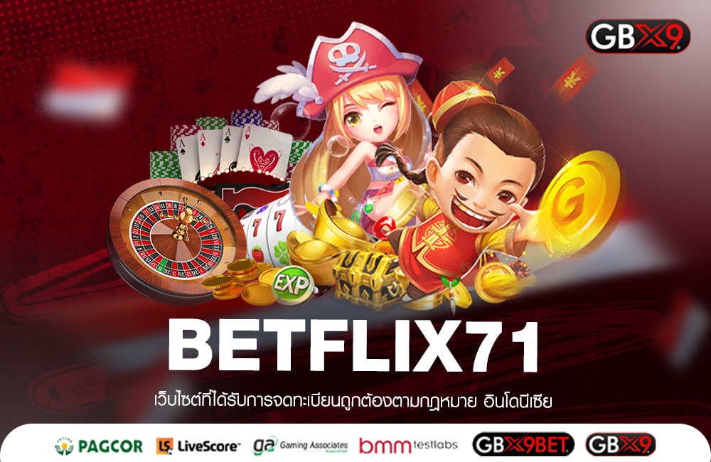 BETFLIX71 รวมเกมสล็อต เว็บตรงเปิดใหม่ มาแรงอันดับ 1 จ่ายเงินจริง