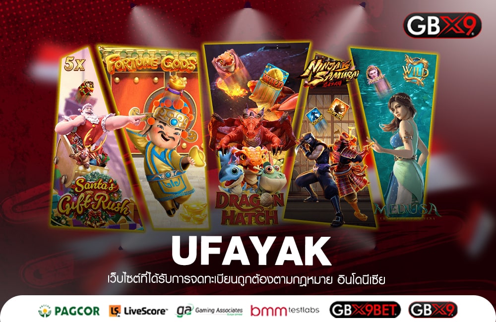 UFAYAK ทางเข้าเล่น อันดับ 1 ศูนย์รวมเกมสล็อตที่ดีที่สุด 2024